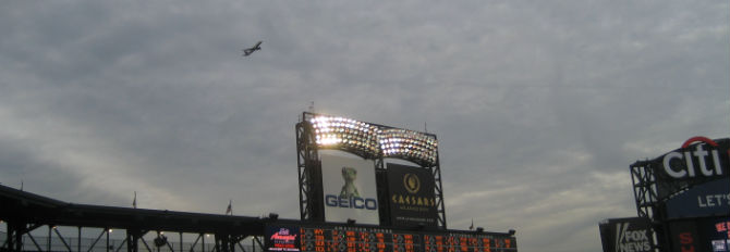 planes over citi field