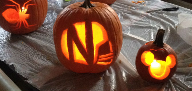 husker helmet pumpkin