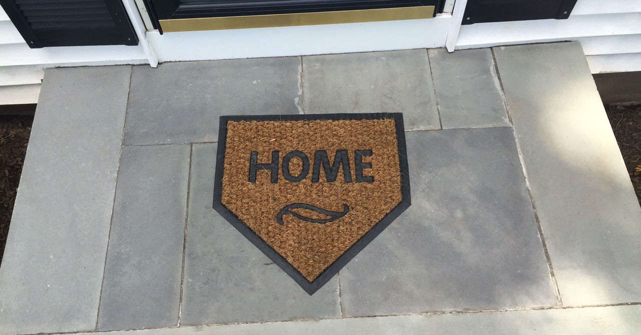 updated home plate door mat