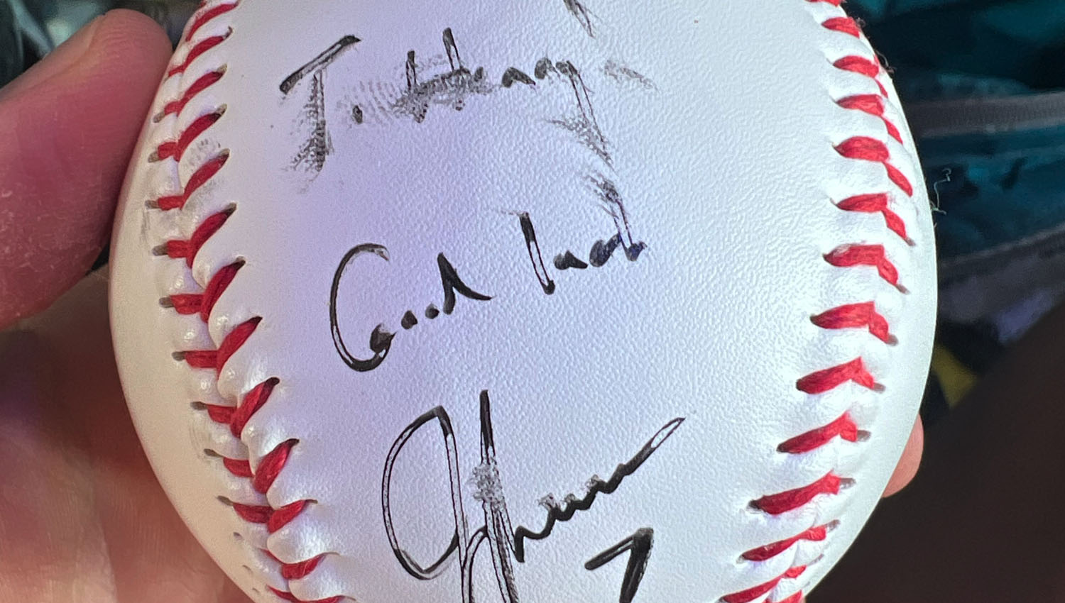 Jeff Francoeur autographed baseball